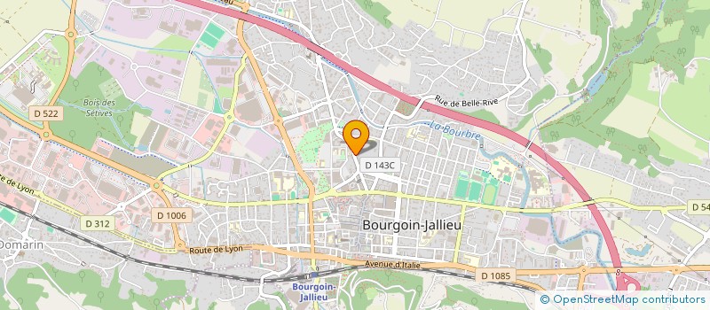 localisation de l'entreprise MADAME OLIMBI IDRIZAJ à BOURGOIN-JALLIEU