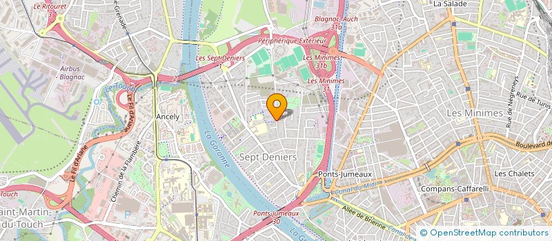 localisation de l'entreprise MADAME OLIMPIA TUGUI à TOULOUSE