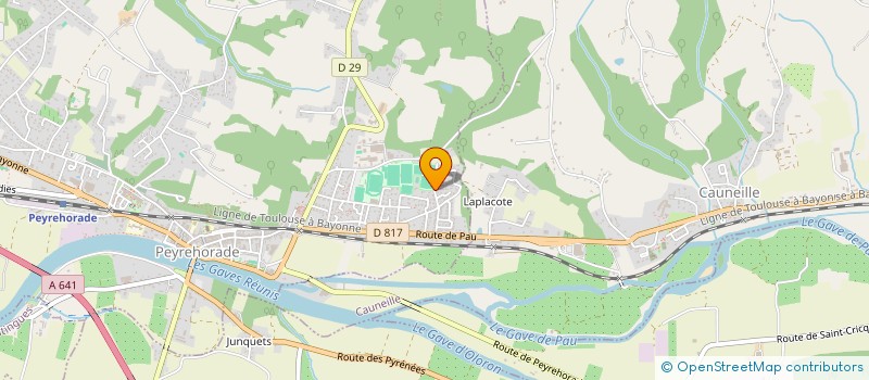 localisation de l'entreprise MADAME OLINDA FERREIRA RIBEIRO  PEYREHORADE