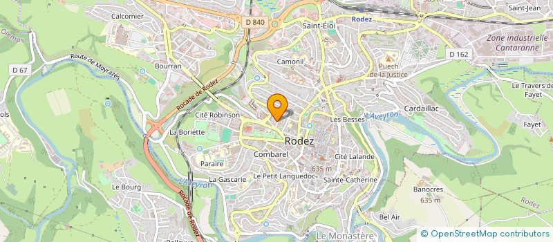 localisation de l'entreprise MADAME OLINDINA SOUSA à RODEZ