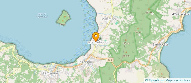 localisation de l'entreprise MADAME OLINE VAVIMANANA à CHIRONGUI