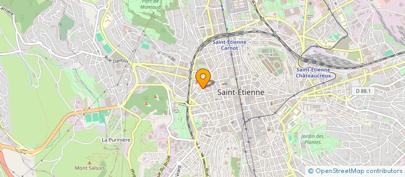 localisation de l'entreprise MADAME OLIVE MUSABYIMANA à SAINT-ETIENNE