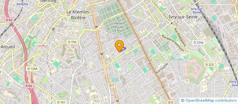 localisation de l'entreprise MADAME OLIVEIRA CASSIA RENATA  VILLEJUIF