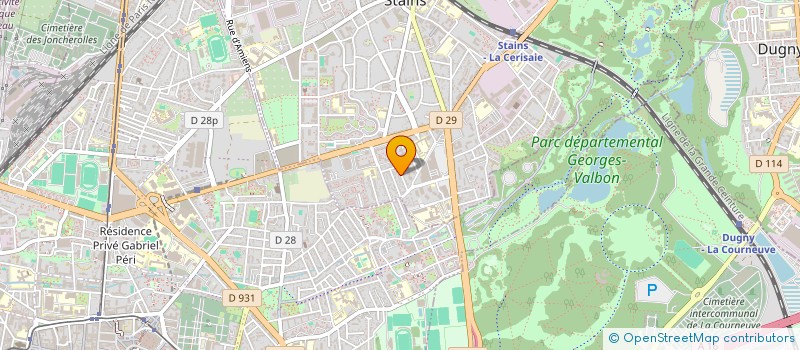 localisation de l'entreprise MADAME OLIVERA DJORDJEVIC  STAINS