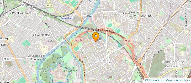 localisation de l'entreprise MADAME OLIVERA DRAGICEVIC  LILLE