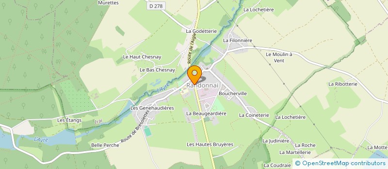 localisation de l'entreprise MADAME OLIVETTE BOURDON à TOUROUVRE AU PERCHE