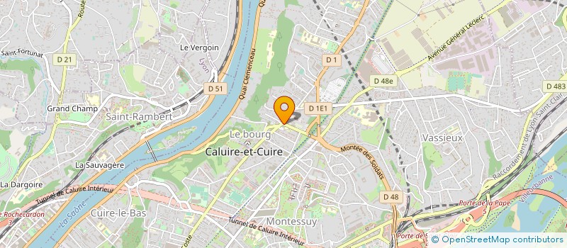 localisation de l'entreprise MADAME OLIVIA AUCLAIR  CALUIRE-ET-CUIRE