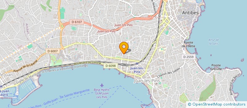 localisation de l'entreprise MADAME OLIVIA BACELON à ANTIBES