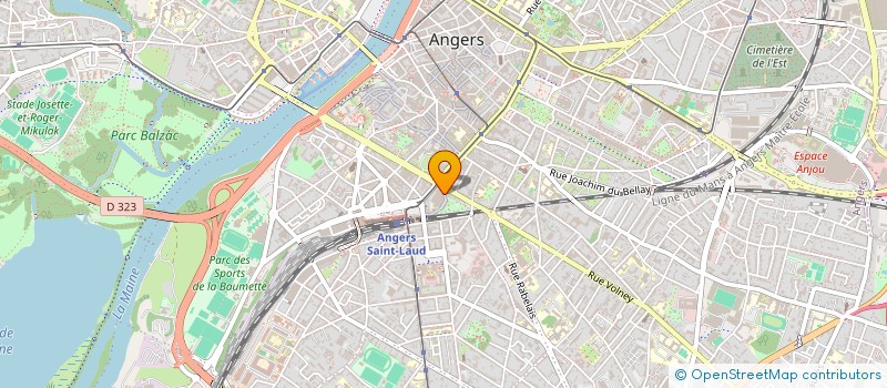 localisation de l'entreprise MADAME OLIVIA BELOUIN à ANGERS