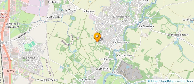 localisation de l'entreprise MADAME OLIVIA BENSON--LIMES  DOMPIERRE-SUR-YON