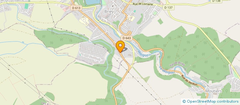 localisation de l'entreprise MADAME OLIVIA BERTIN  VAL DE BRIEY