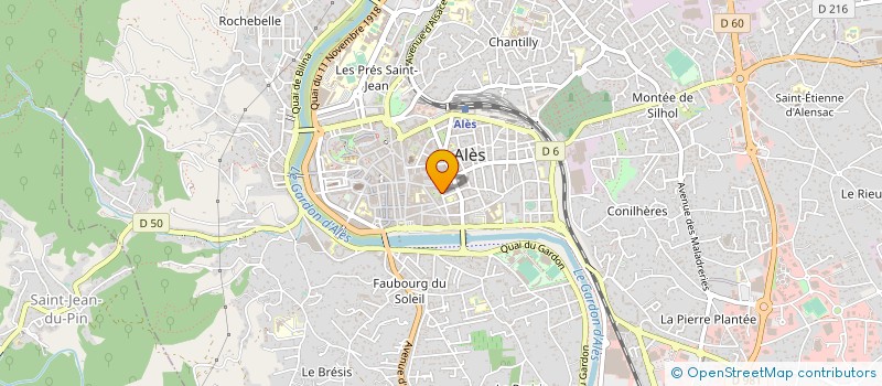 localisation de l'entreprise MADAME OLIVIA BETOE BI EVIE  ALES