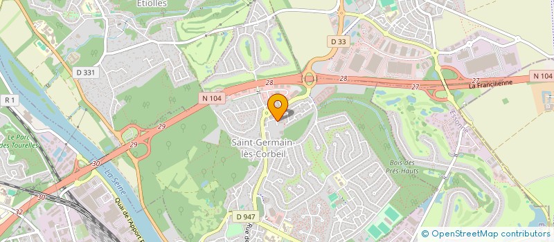 localisation de l'entreprise MADAME OLIVIA BICK à SAINT-GERMAIN-LES-CORBEIL
