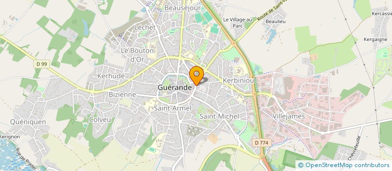 localisation de l'entreprise MADAME OLIVIA BLOYET  GUERANDE