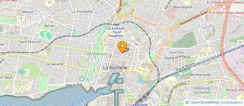 localisation de l'entreprise MADAME OLIVIA BOGDANSKI  LA ROCHELLE