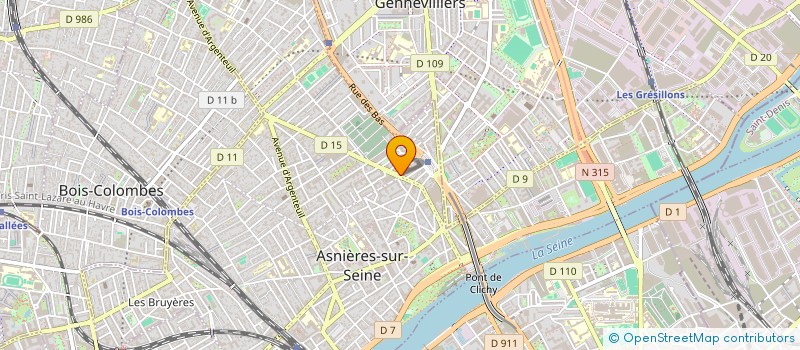 localisation de l'entreprise MADAME OLIVIA BONNE à ASNIERES-SUR-SEINE