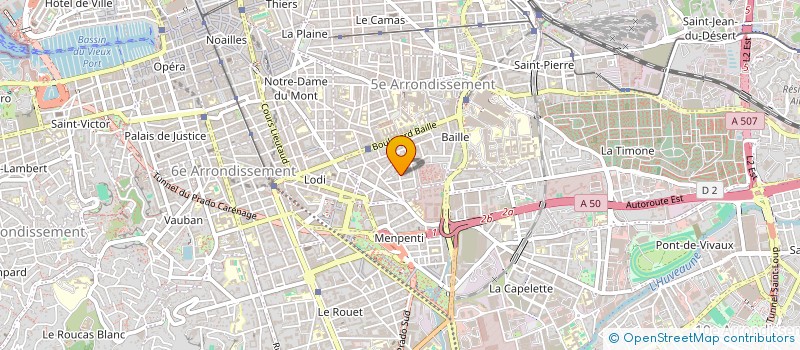 localisation de l'entreprise MADAME OLIVIA BONNEFONT à MARSEILLE