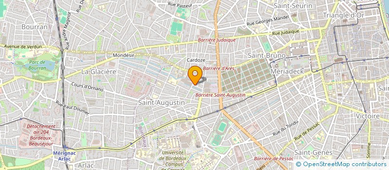 localisation de l'entreprise MADAME OLIVIA BORNE  BORDEAUX