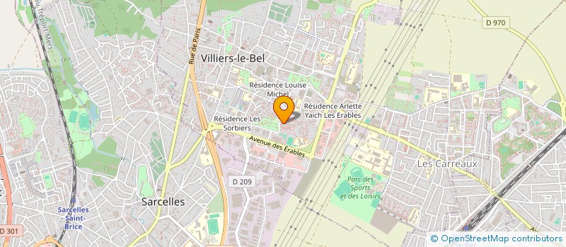 localisation de l'entreprise MADAME OLIVIA BOTOUHELY  VILLIERS-LE-BEL