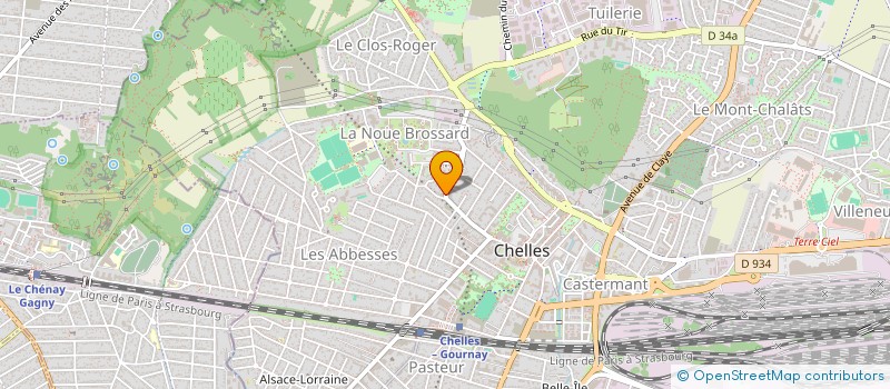 localisation de l'entreprise MADAME OLIVIA BOURGEOIS à CHELLES