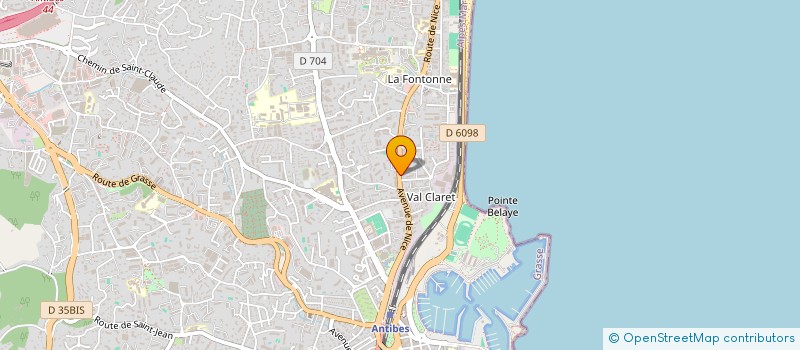 localisation de l'entreprise MADAME OLIVIA BRIEND à ANTIBES