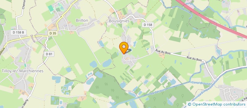 localisation de l'entreprise MADAME OLIVIA BURY  BOUSIGNIES