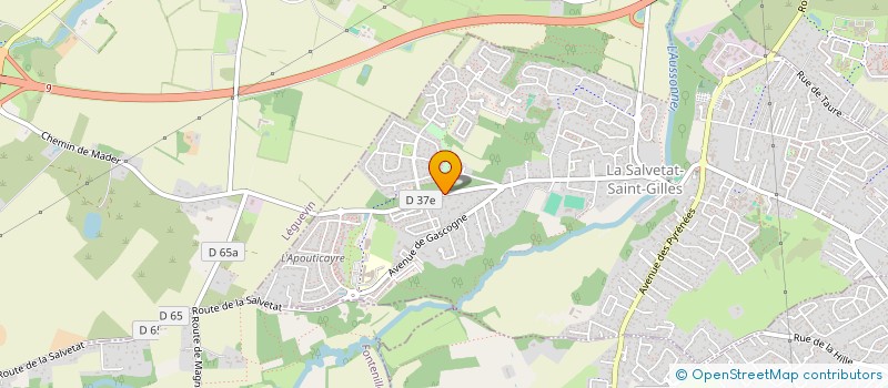 localisation de l'entreprise MADAME OLIVIA CABAU  LA SALVETAT-SAINT-GILLES