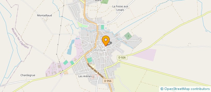localisation de l'entreprise MADAME OLIVIA CADON à LEVROUX