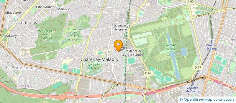 localisation de l'entreprise MADAME OLIVIA CHANSAN à CHATENAY-MALABRY