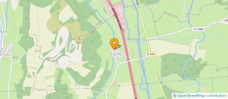 localisation de l'entreprise MADAME OLIVIA CHAPUIS  EGUILLY