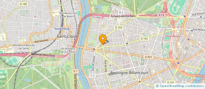 localisation de l'entreprise MADAME OLIVIA CHAVAGNAC à BOULOGNE-BILLANCOURT