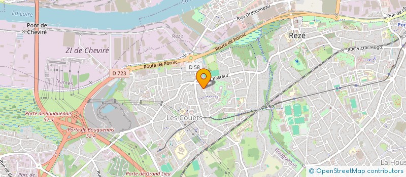 localisation de l'entreprise MADAME OLIVIA CLARKE  BOUGUENAIS