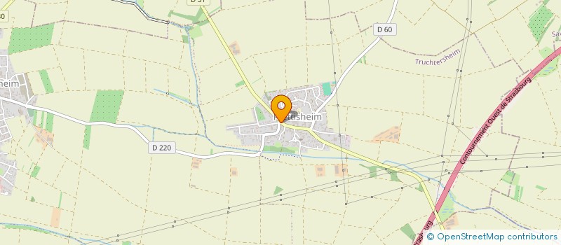 localisation de l'entreprise MADAME OLIVIA CLAVEL  PFULGRIESHEIM