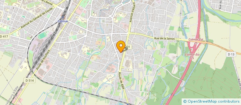 localisation de l'entreprise MADAME OLIVIA CODEA  COLMAR