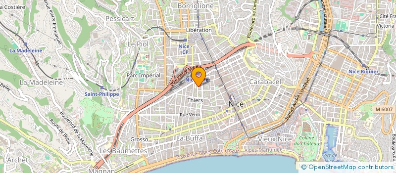 localisation de l'entreprise MADAME OLIVIA COGNET à NICE