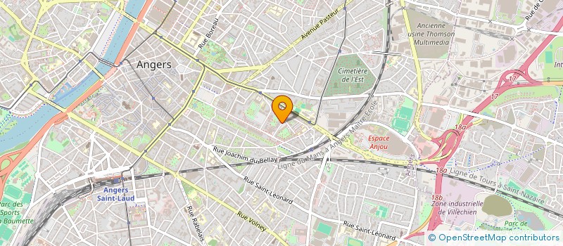 localisation de l'entreprise MADAME OLIVIA CORVEZ  ANGERS