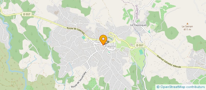 localisation de l'entreprise MADAME OLIVIA COSTA  FLAYOSC