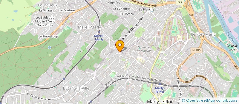 localisation de l'entreprise MADAME OLIVIA COURTOIS  MARLY-LE-ROI