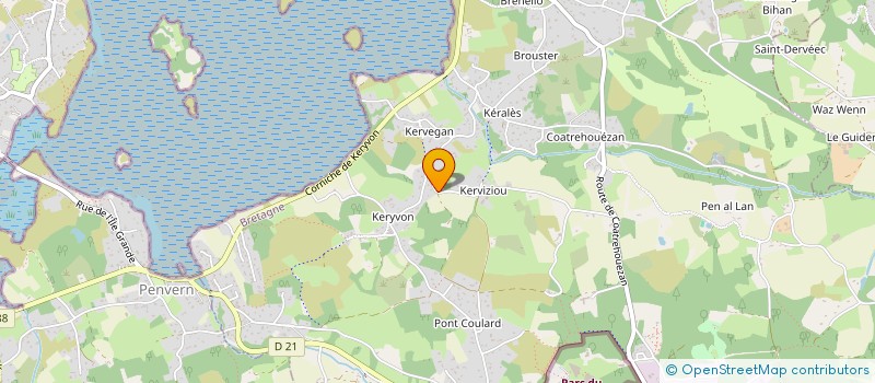 localisation de l'entreprise MADAME OLIVIA CREQUIT  PLEUMEUR-BODOU