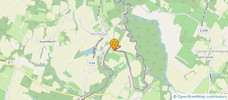 localisation de l'entreprise MADAME OLIVIA CUIROT  MONGUILHEM