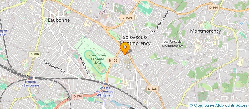 localisation de l'entreprise MADAME OLIVIA D'ALMEIDA à SOISY-SOUS-MONTMORENCY