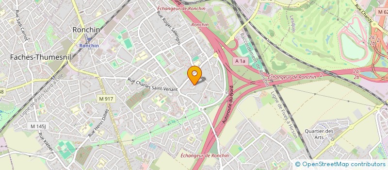 localisation de l'entreprise MADAME OLIVIA DAVID  RONCHIN