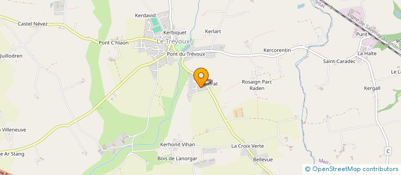 localisation de l'entreprise MADAME OLIVIA DAVID ROULLAUD à LE TREVOUX