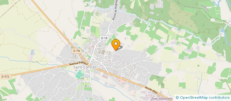 localisation de l'entreprise MADAME OLIVIA DE LA GABBE  SAINT-CANNAT