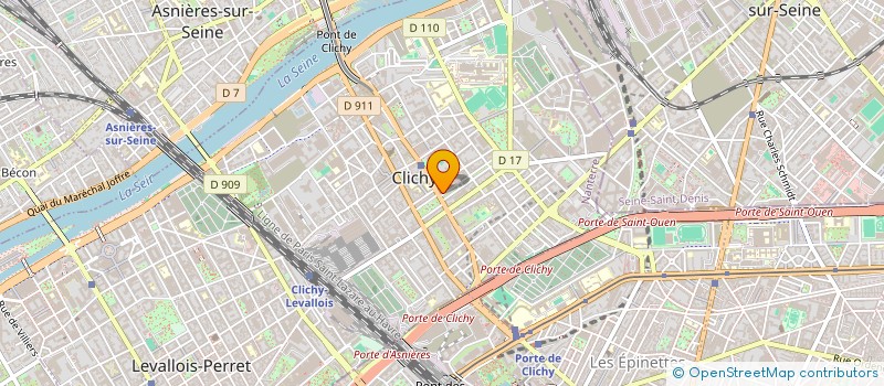 localisation de l'entreprise MADAME OLIVIA DE SAINT LUC à CLICHY