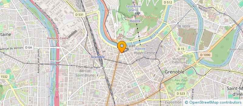 localisation de l'entreprise MADAME OLIVIA DE SAINT RAPT à GRENOBLE