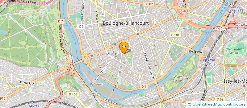 localisation de l'entreprise MADAME OLIVIA DE SURVILLE à BOULOGNE-BILLANCOURT
