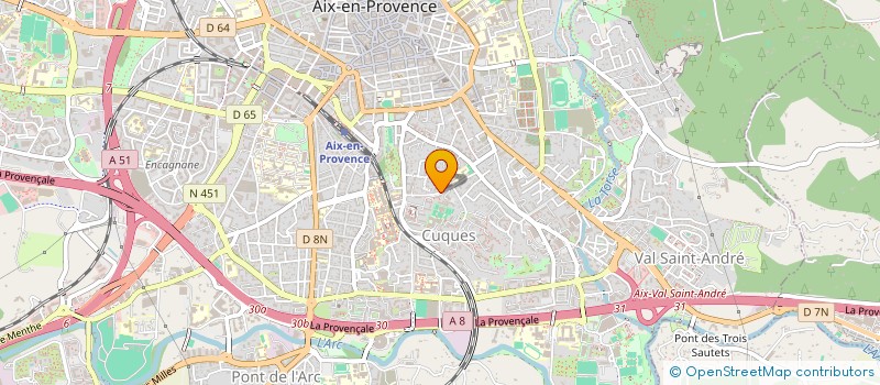 localisation de l'entreprise MADAME OLIVIA DELACROIX à AIX-EN-PROVENCE
