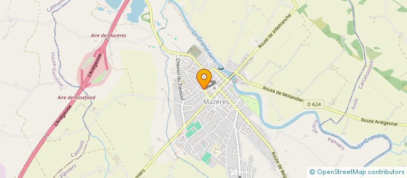 localisation de l'entreprise MADAME OLIVIA DELLONG à MAZERES