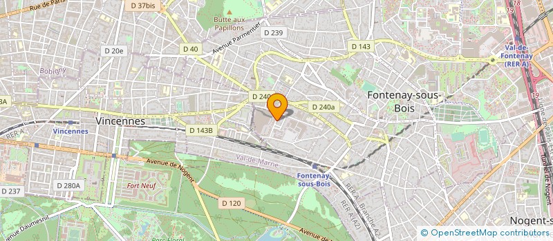 localisation de l'entreprise MADAME OLIVIA DELPHINE à FONTENAY-SOUS-BOIS
